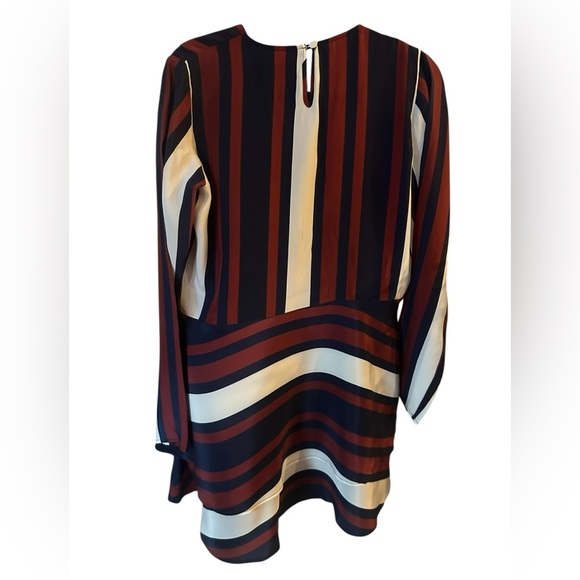 Sir. Women's Striped V-Neck mini dress- Multicolor size 1 - Picture 7 of 9